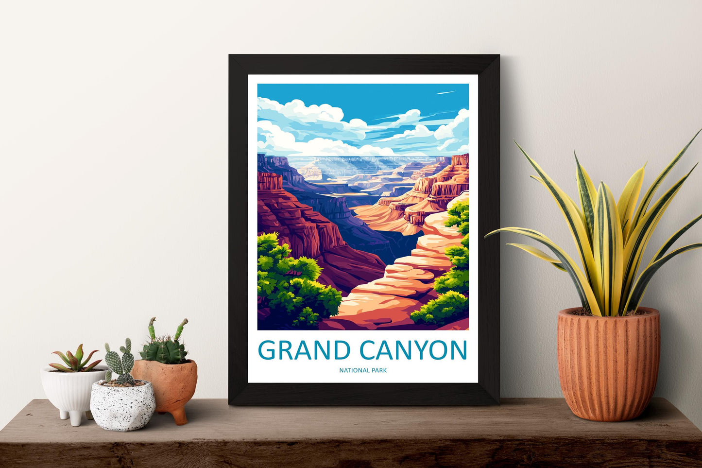 Grand Canyon National Park Travel Print Wall Art Grand Canyon Wall Hanging Home Décor Grand Canyon Gift Art Lovers Arizona Art Lover Gift