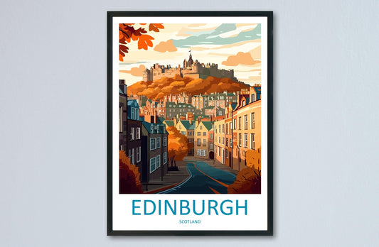 Edinburgh Cityscape Print Edinburgh Home Decor European City Art Print Edinburgh Wall Art Scotland Enthusiast Gift Wall Hanging Edinburgh