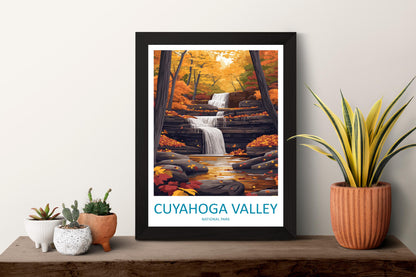 Cuyahoga Valley National Park Travel Print Cuyahoga Valley Wall Decor Ohio Cuyahoga Art Cuyahoga Wall Art Ohio Poster Gift for National Park