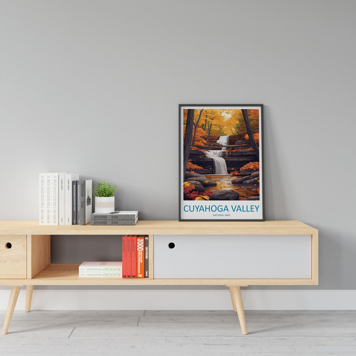 Cuyahoga Valley National Park Travel Print Cuyahoga Valley Wall Decor Ohio Cuyahoga Art Cuyahoga Wall Art Ohio Poster Gift for National Park