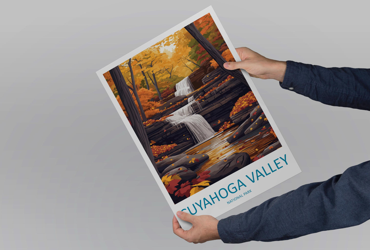Cuyahoga Valley National Park Travel Print Cuyahoga Valley Wall Decor Ohio Cuyahoga Art Cuyahoga Wall Art Ohio Poster Gift for National Park