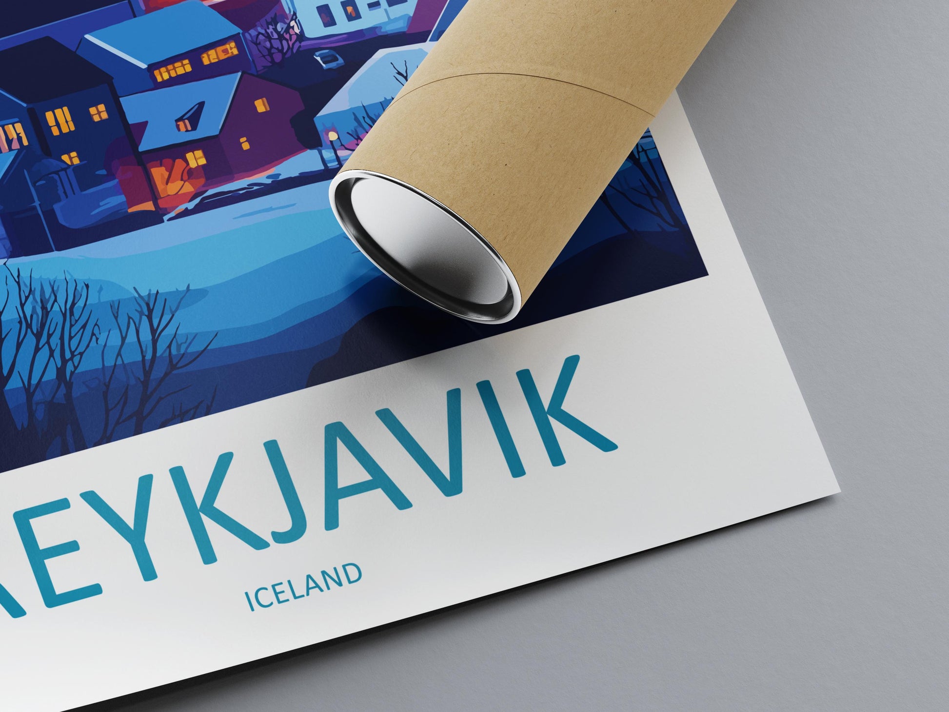 Reykjavik Travel Print Wall Art Reykjavik Wall Hanging Home Décor Reykjavik Gift Art Lovers Iceland Art Lover Gift Reykjavik Wall Decor
