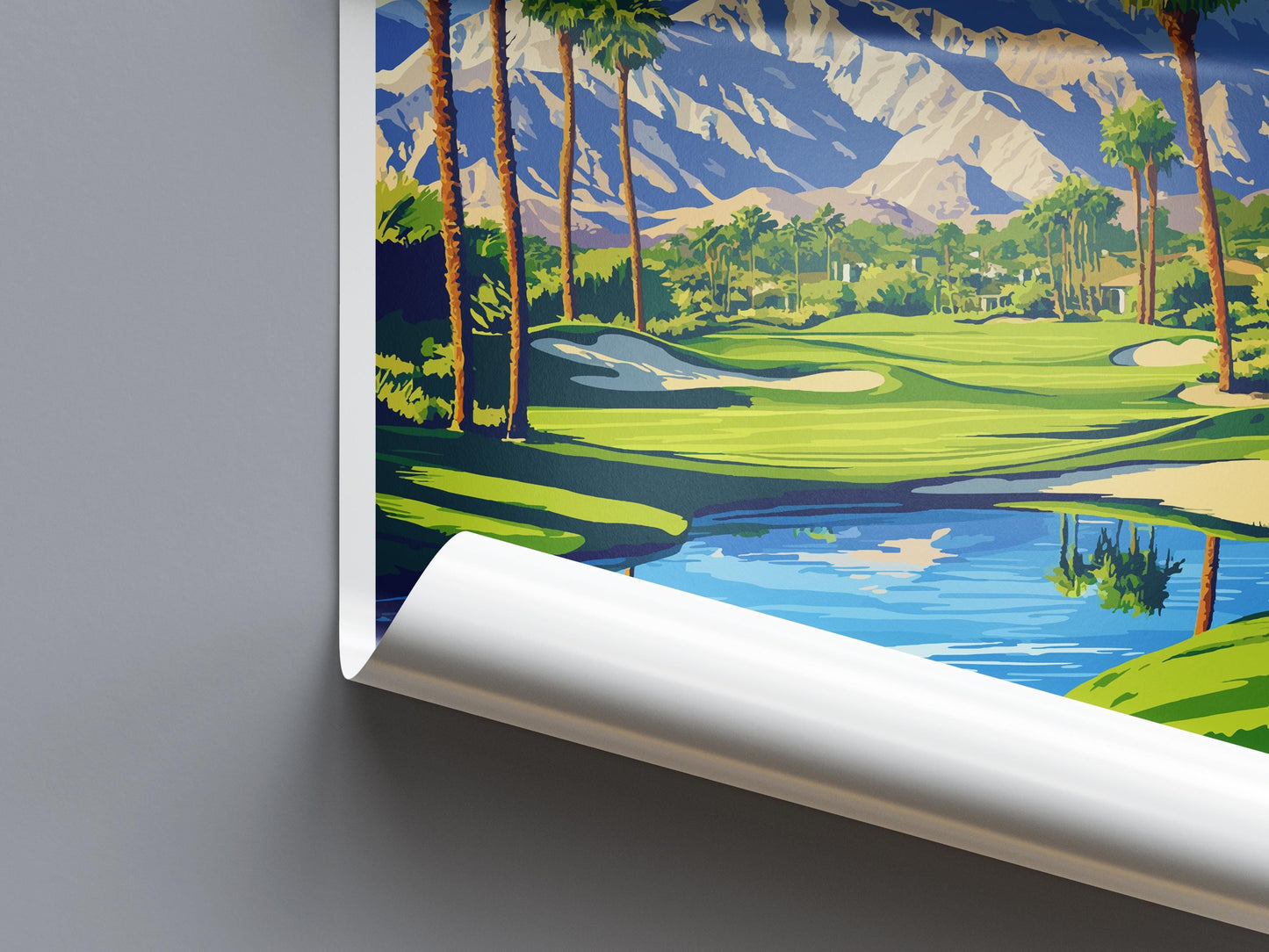 Palm Springs Travel Print Wall Art Palm Springs Wall Hanging Home Décor Palm Springs Gift Art Lovers California Art Lover Gift Palm Springs