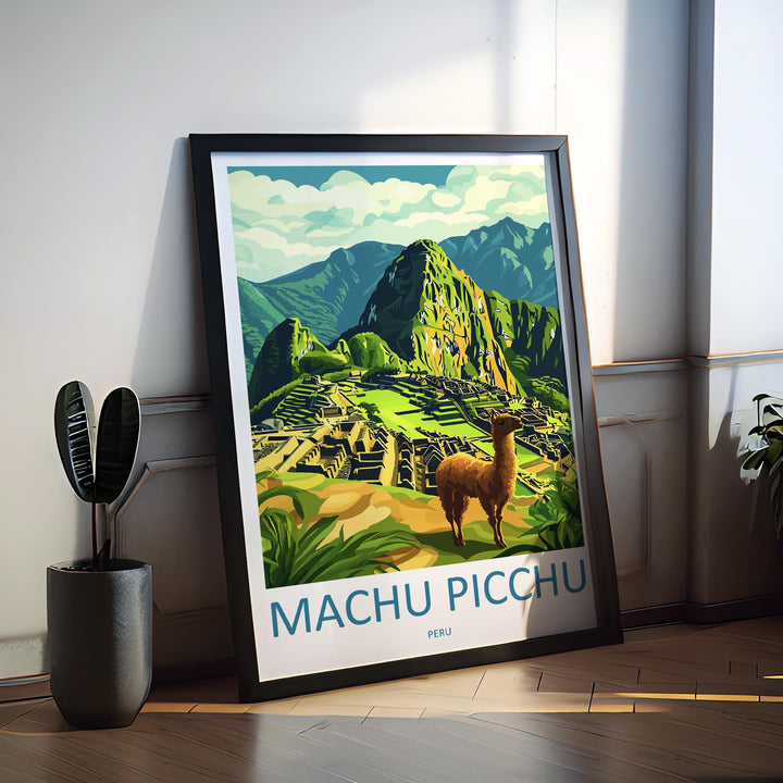 Machu Picchu Travel Print Wall Art Machu Picchu Wall Hanging Home Décor Machu Picchu Gift Art Lovers Peru Art Lover Gift Peru