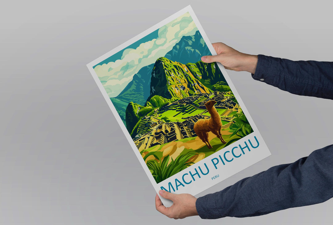 Machu Picchu Travel Print Wall Art Machu Picchu Wall Hanging Home Décor Machu Picchu Gift Art Lovers Peru Art Lover Gift Peru