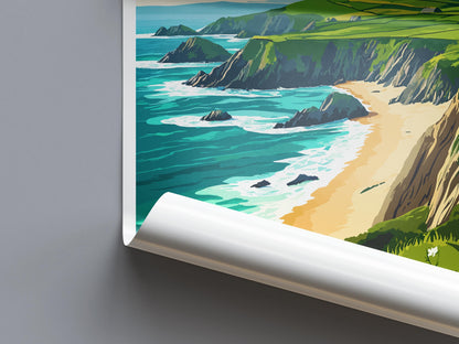 Dingle Peninsula Print Dingle Peninsula Home Decor Landscape Art Print Dingle Peninsula Wall Art for Ireland Enthusiast Gift Wall Hanging
