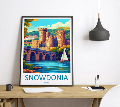 Snowdonia Print Snowdonia Home Decor Landscape Art Print Snowdonia Wall Art for Nature Enthusiast Gift Wall Hanging Snowdonia Wales Wall Art