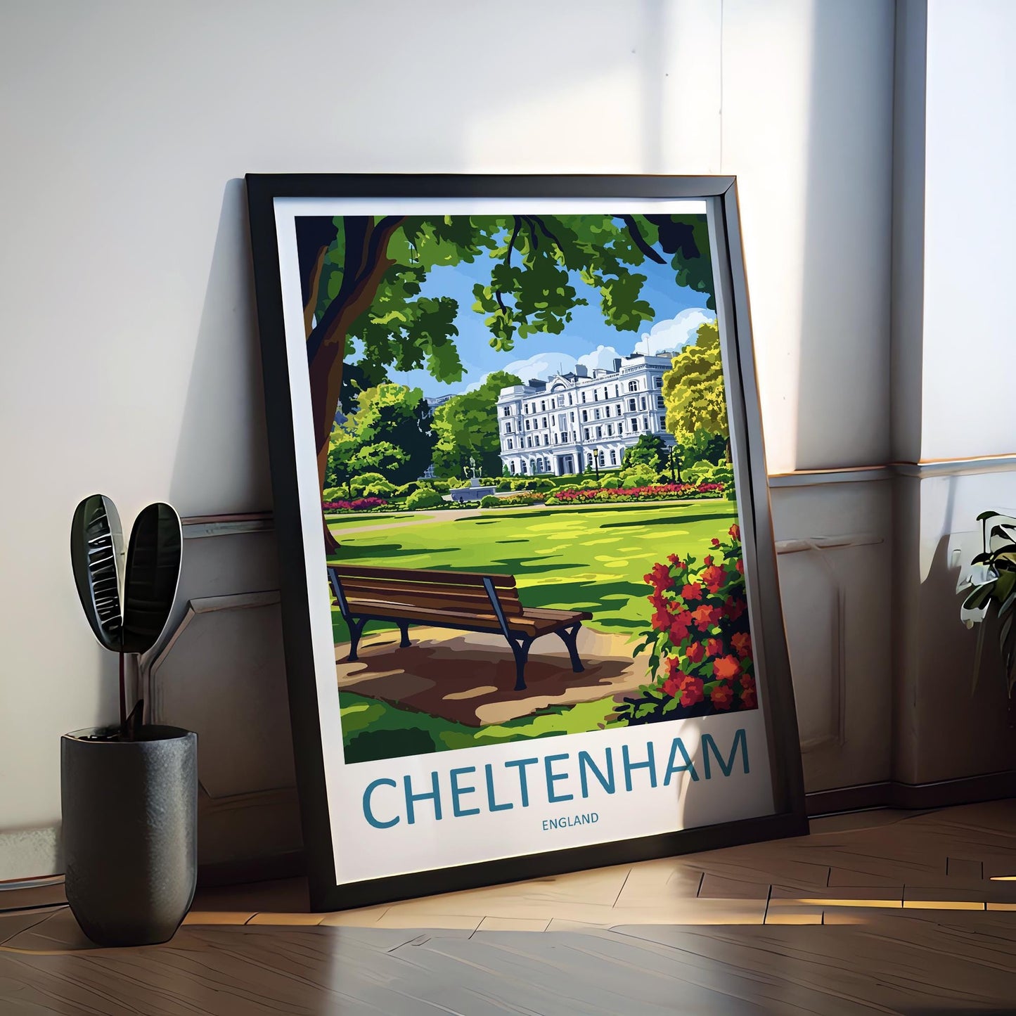 Cheltenham Travel Print Wall Art Cheltenham Wall Hanging Home Décor Cheltenham Gift Art Lovers England Art Lover Gift Cheltenham Art