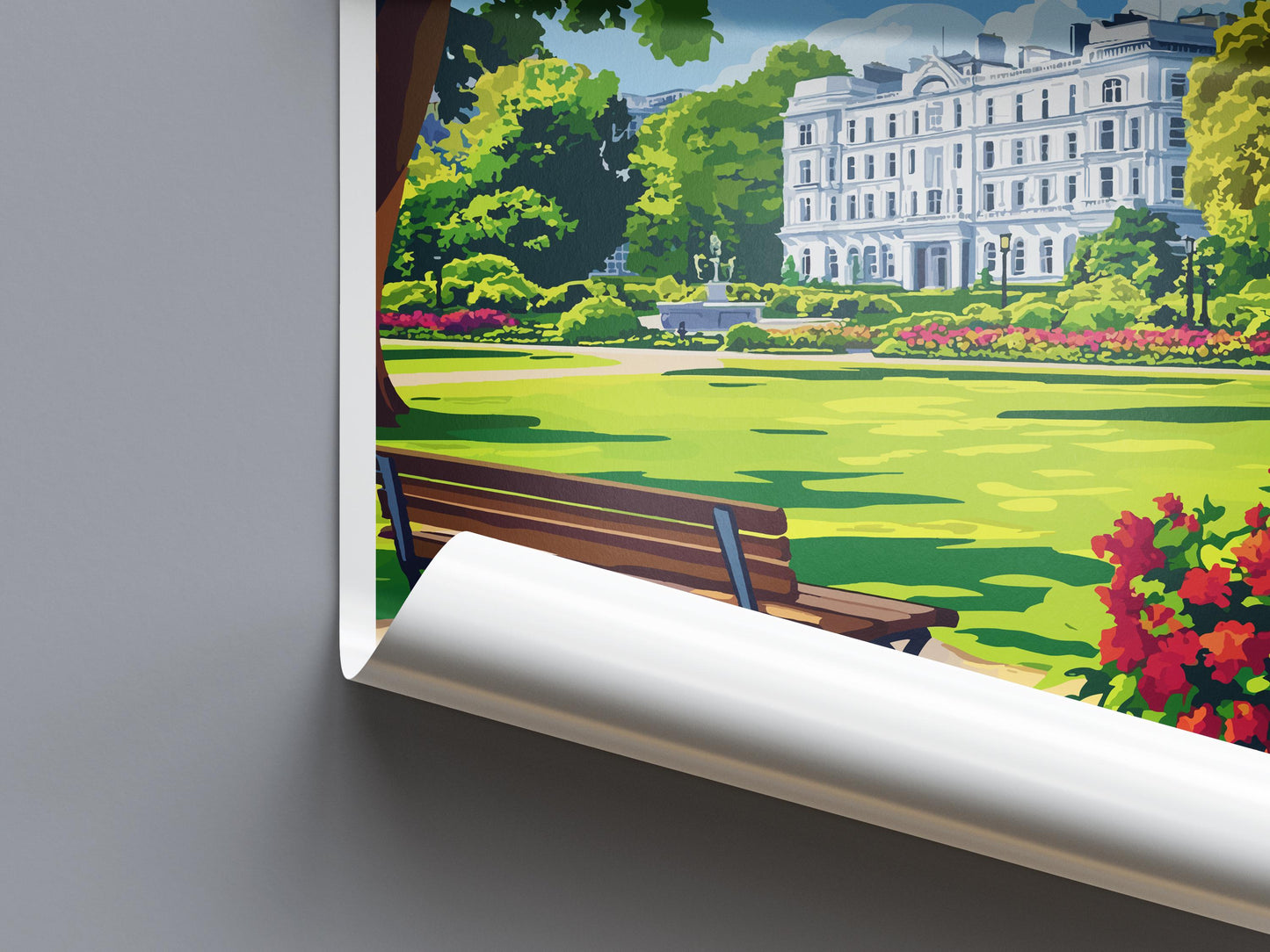 Cheltenham Travel Print Wall Art Cheltenham Wall Hanging Home Décor Cheltenham Gift Art Lovers England Art Lover Gift Cheltenham Art