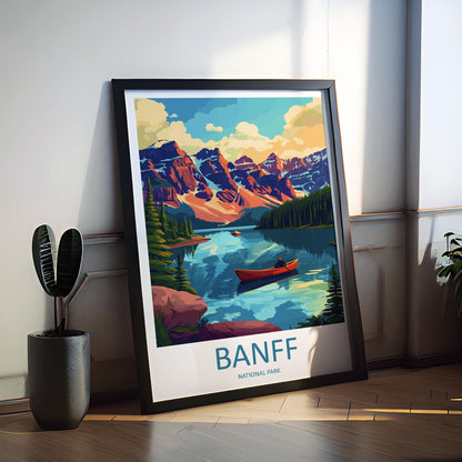 Banff National Park Travel Print Wall Art Banff Wall Hanging Home Décor Banff Gift Art Lovers Canada Art Lover Gift