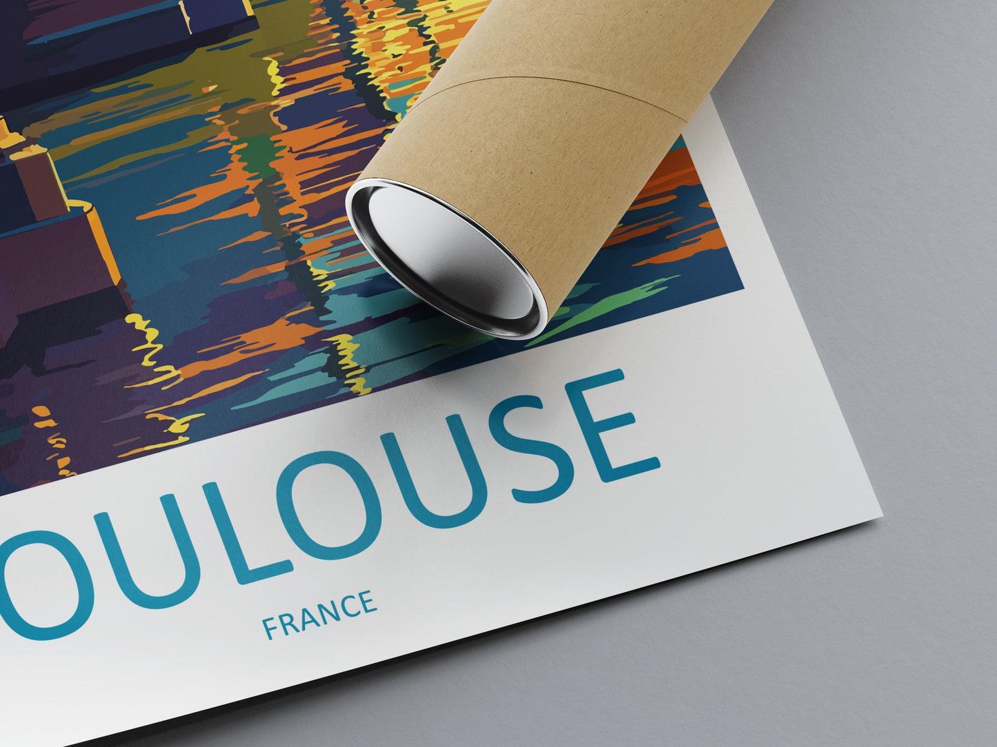 Toulouse Travel Print Wall Art Toulouse Wall Hanging Home Decoration Toulouse France Gift Art Lovers Wall Art Print Art Toulouse Travel Art
