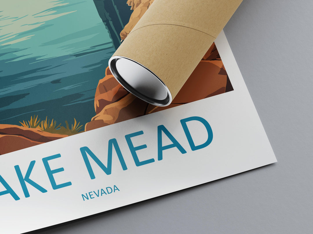 Lake Mead Travel Print Lake Mead Wall Decor Nevada Lake Mead Art Lake Mead Wall Art Nevada Poster Gift Lake Mead Nevada Lake Mead Poster