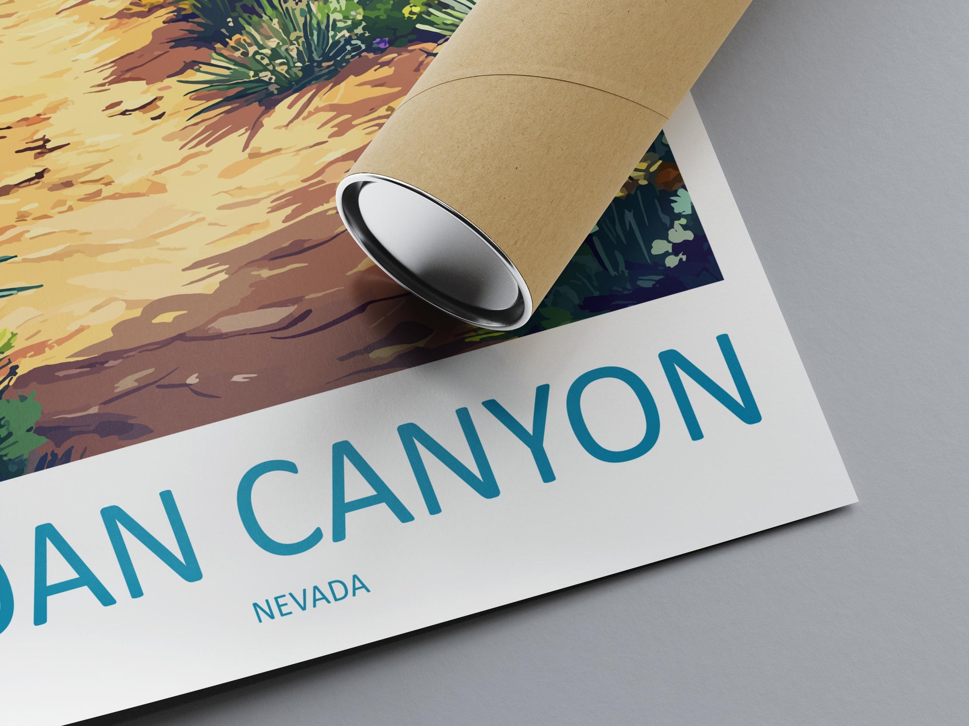Sloan Canyon Travel Print Sloan Canyon Wall Decor Nevada Sloan Canyon Art Sloan Canyon Wall Art Nevada Poster Gift Sloan Canyon Nevada Print