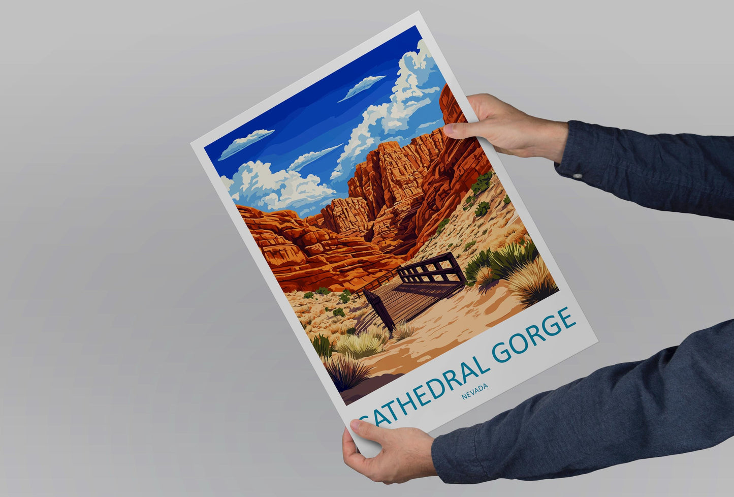 Cathedral Gorge State Park Travel Print Cathedral Gorge State Park Wall Decor Nevada Cathedral Gorge State Park Art Lake Las Vegas Wall Art
