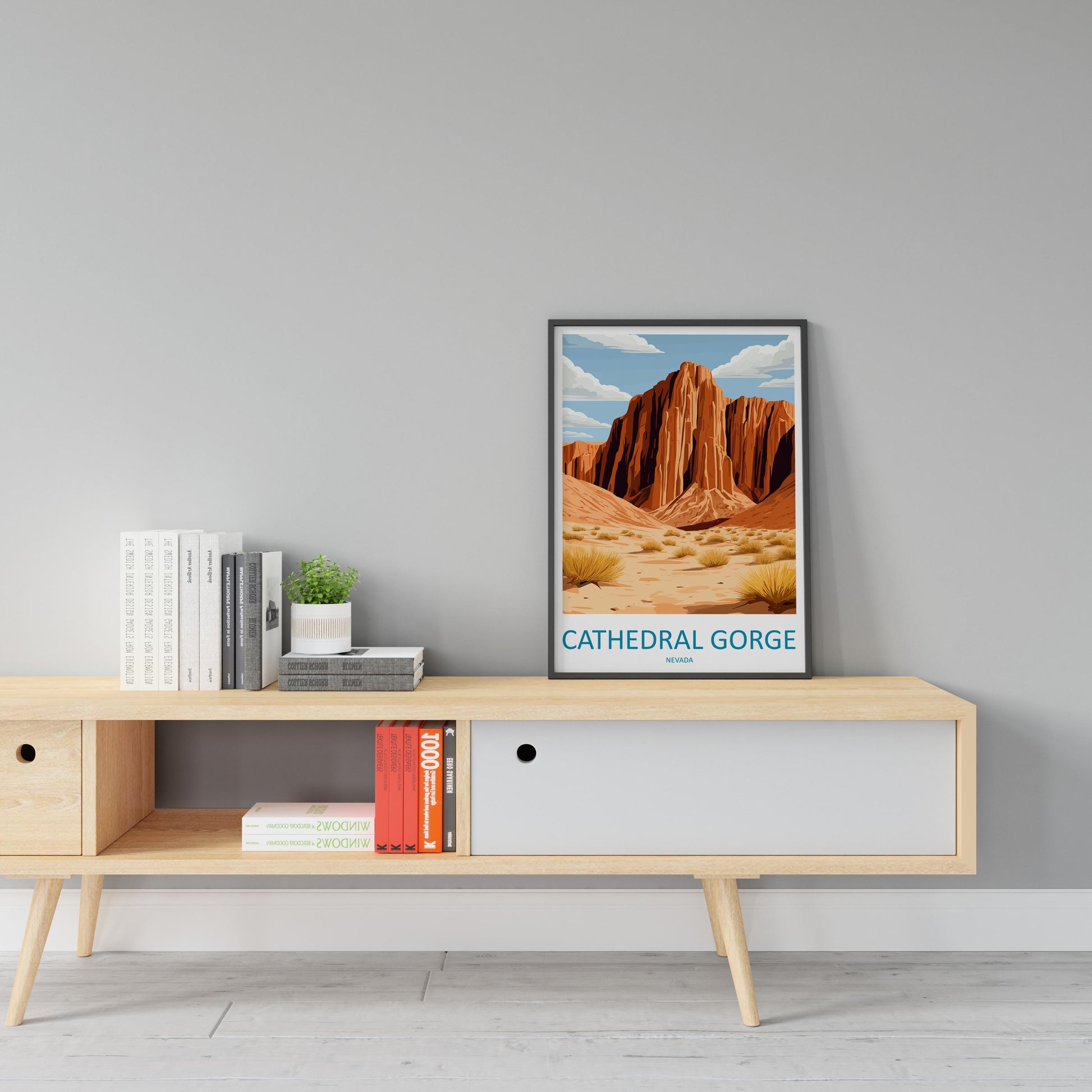 Cathedral Gorge State Park Travel Print Cathedral Gorge State Park Wall Decor Nevada Cathedral Gorge State Park Art Lake Las Vegas Wall Art