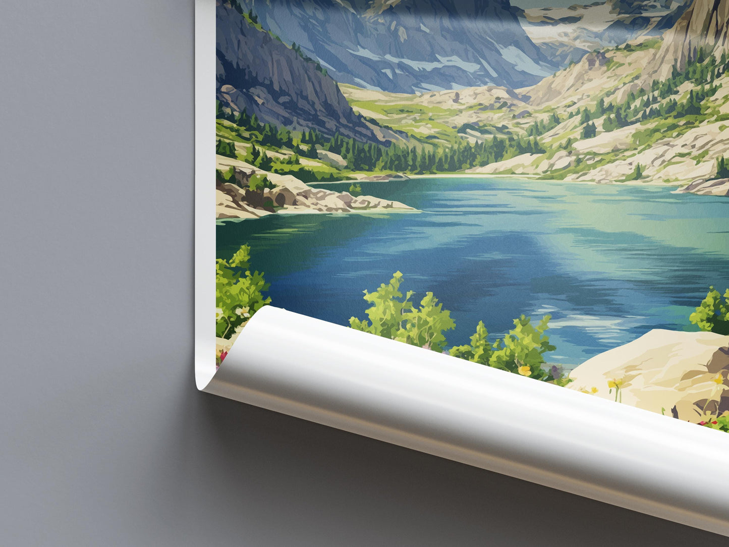 Lamoille Canyon Travel Print Lamoille Canyon Wall Decor Nevada Lamoille Canyon Art Lamoille Canyon Wall Art Nevada Poster Gift