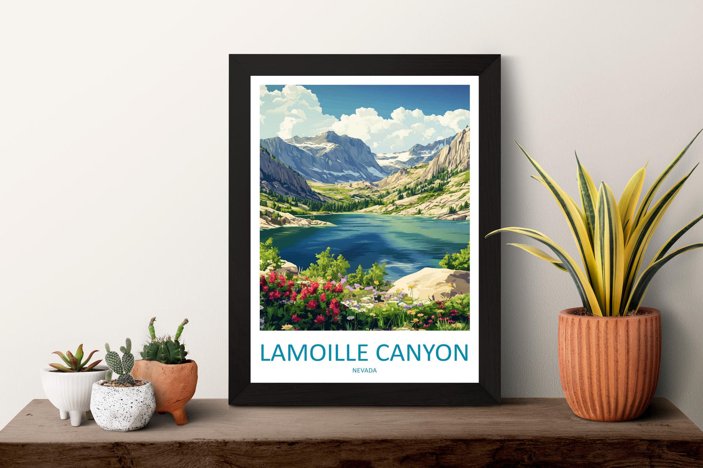 Lamoille Canyon Travel Print Lamoille Canyon Wall Decor Nevada Lamoille Canyon Art Lamoille Canyon Wall Art Nevada Poster Gift