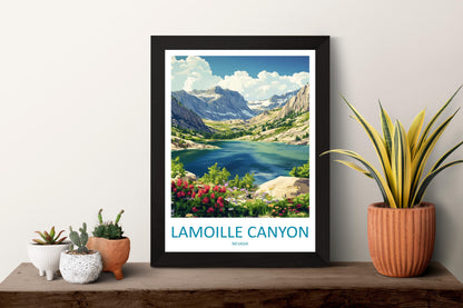 Lamoille Canyon Travel Print Lamoille Canyon Wall Decor Nevada Lamoille Canyon Art Lamoille Canyon Wall Art Nevada Poster Gift