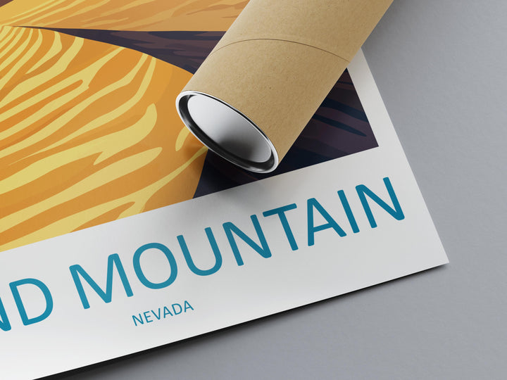 Sand Mountain Travel Print Sand Mountain Wall Decor Nevada Sand Mountain Art Sand Mountain Wall Art Nevada Poster Gift Sand Mountain Art