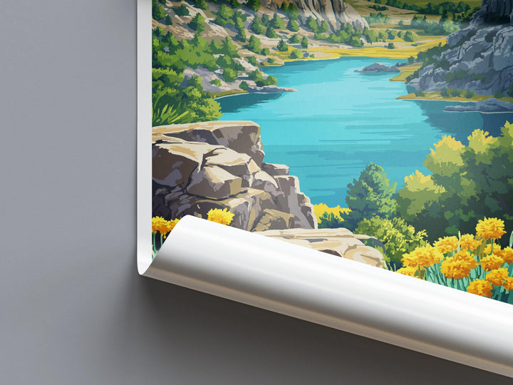 Cave Lake Travel Print Cave Lake Wall Decor Nevada Cave Lake Art Cave Lake Wall Art Nevada Poster Gift Cave Lake Park Art Cave Lake Poster