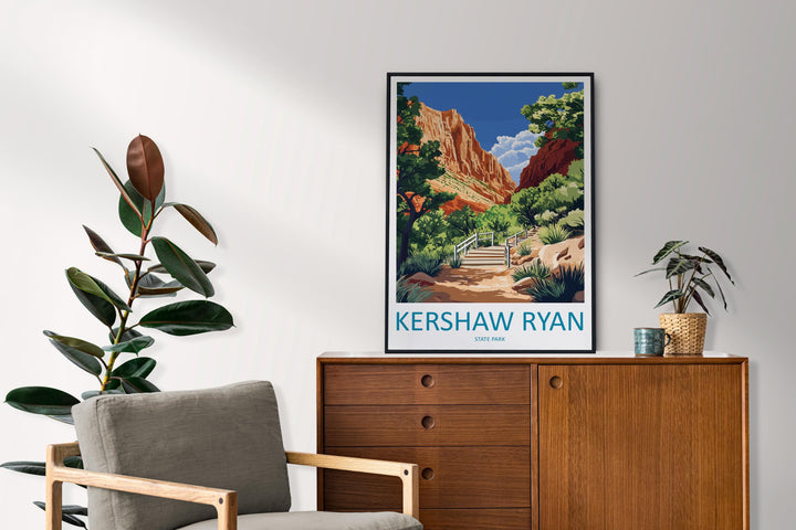 Kershaw Ryan Travel Print Kershaw Ryan Wall Decor Nevada Kershaw Ryan Art Kershaw Ryan Wall Art Nevada Poster Gift Kershaw Ryan Park Art