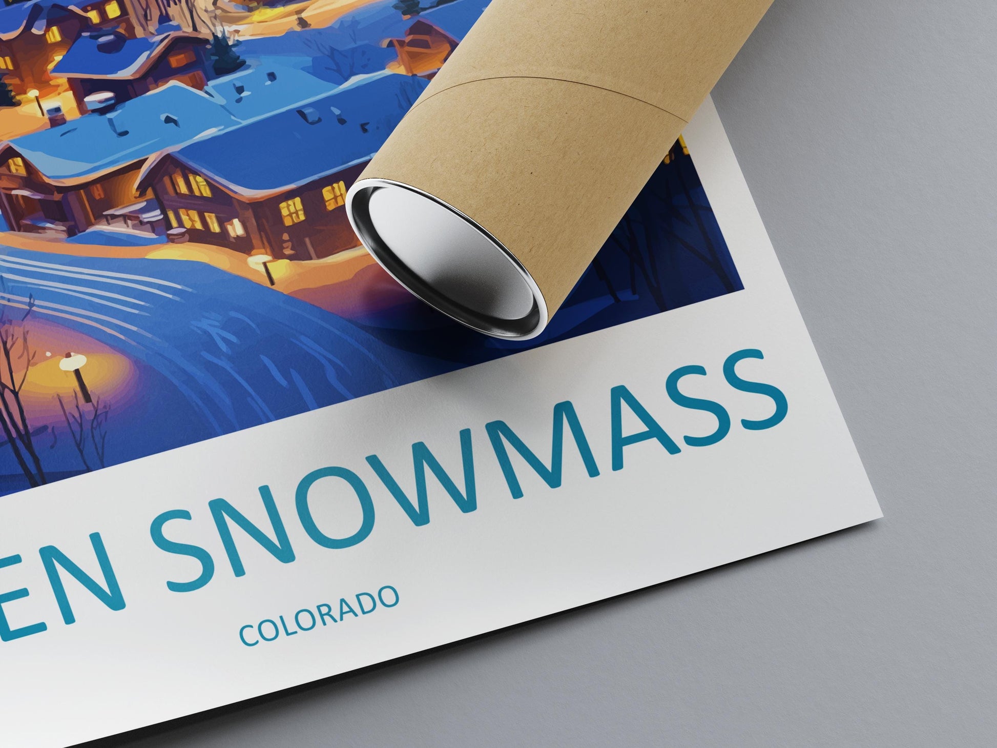 Aspen Ski Resort Travel Print Wall Art Aspen Ski Resort Wall Hanging Home Décor Aspen Ski Resort Gift Art Lovers Colorado Art Lover Gift