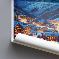 Val d'Isère Travel Print Wall Art Val d'Isère Wall Hanging Home Décor Val d'Isère Gift Art Lovers Ski Art Lover Gift Val d'Isère Print Ski
