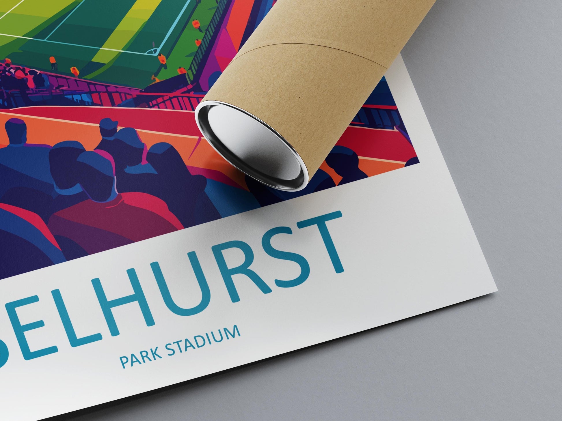 Selhurst Park Stadium Print Selhurst Park Home Décor Art Print Crystal Palace Wall Art Football Enthusiast Gift Wall Hanging Selhurst Park