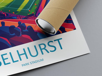 Selhurst Park Stadium Print Selhurst Park Home Décor Art Print Crystal Palace Wall Art Football Enthusiast Gift Wall Hanging Selhurst Park
