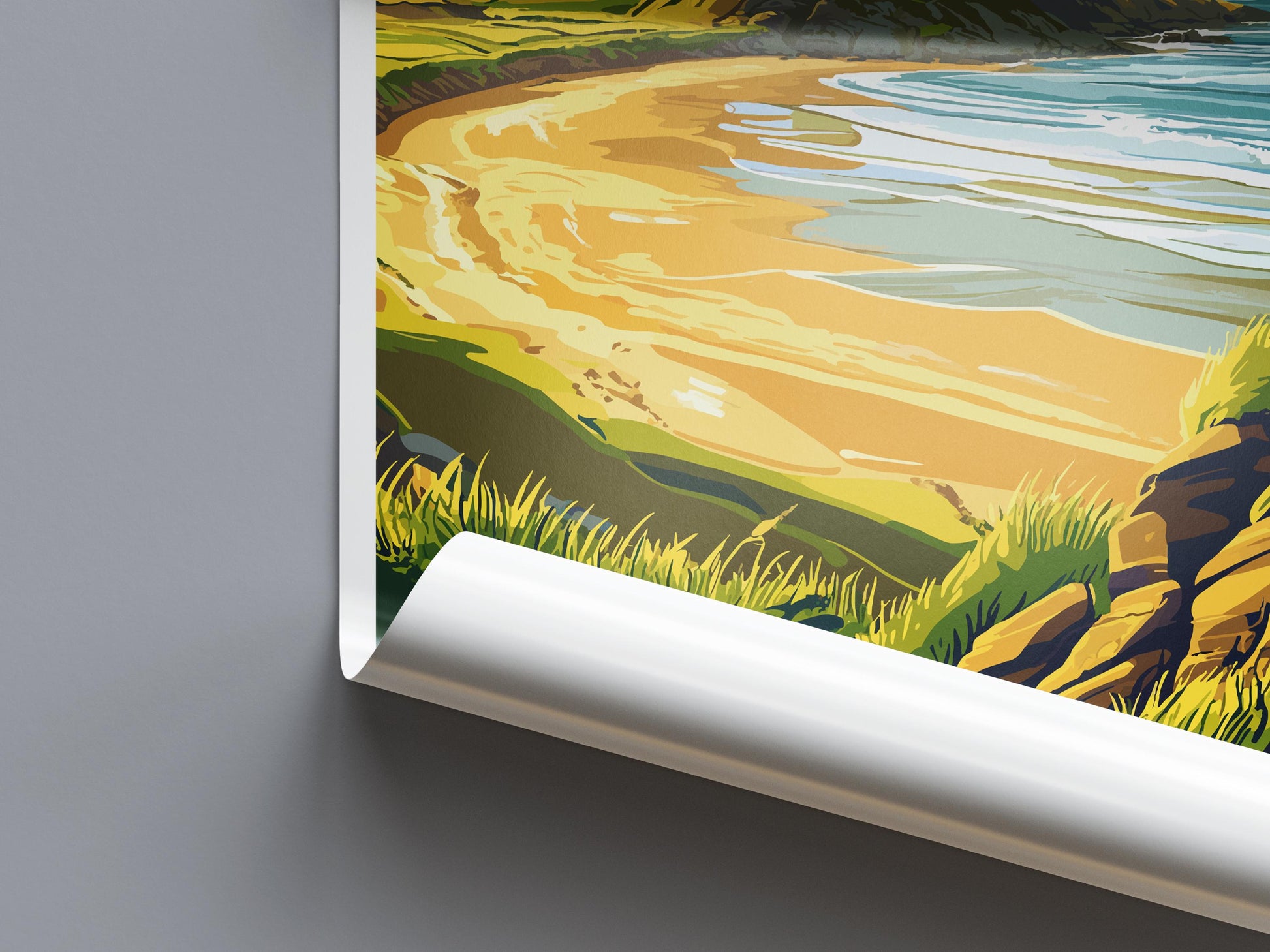 Bamburgh Castle Travel Print Wall Art Bamburgh Castle Wall Hanging Home Décor Bamburgh Castle Gift Art Lovers England Art Lover Gift