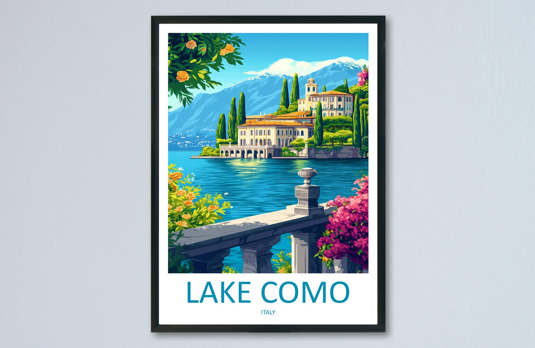 Lake Como Travel Print