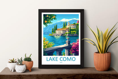 Lake Como Travel Print