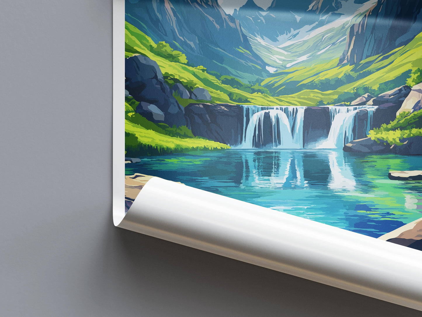 Isle Of Skye Travel Print Wall Art Isle Of Skye Wall Hanging Home Décor Isle Of Skye Gift Art Lovers Scotland Art Lover Gift Isle Of Skye