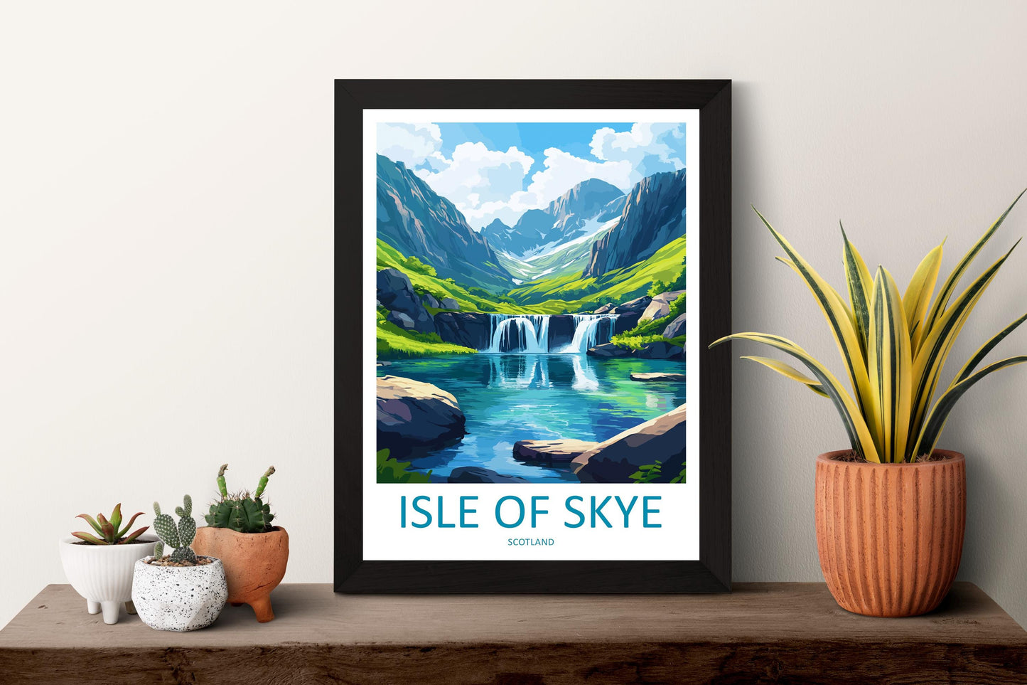 Isle Of Skye Travel Print Wall Art Isle Of Skye Wall Hanging Home Décor Isle Of Skye Gift Art Lovers Scotland Art Lover Gift Isle Of Skye