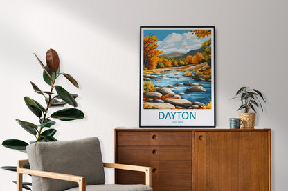 Dayton State Park Travel Print Dayton Wall Decor Nevada Dayton Art Dayton Wall Art Nevada Poster Gift Dayton State Park Art