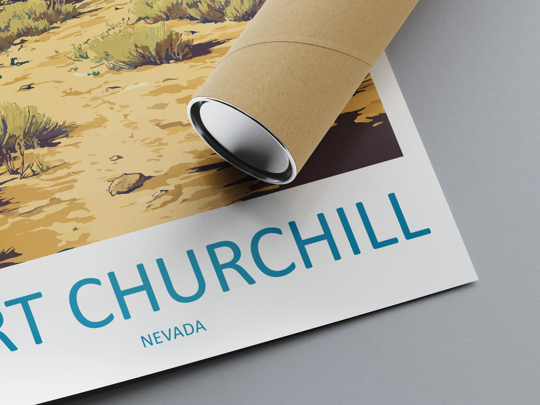 Fort Churchill Travel Print Fort Churchill Wall Decor Nevada Fort Churchill Art Fort Churchill Wall Art Nevada Poster Gift Fort Churchill
