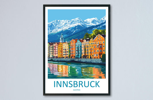 Innsbruck Print Innsbruck Home Decor Landscape Art Print Innsbruck Wall Art for Austria Enthusiast Gift Wall Hanging Innsbruck Austria Print