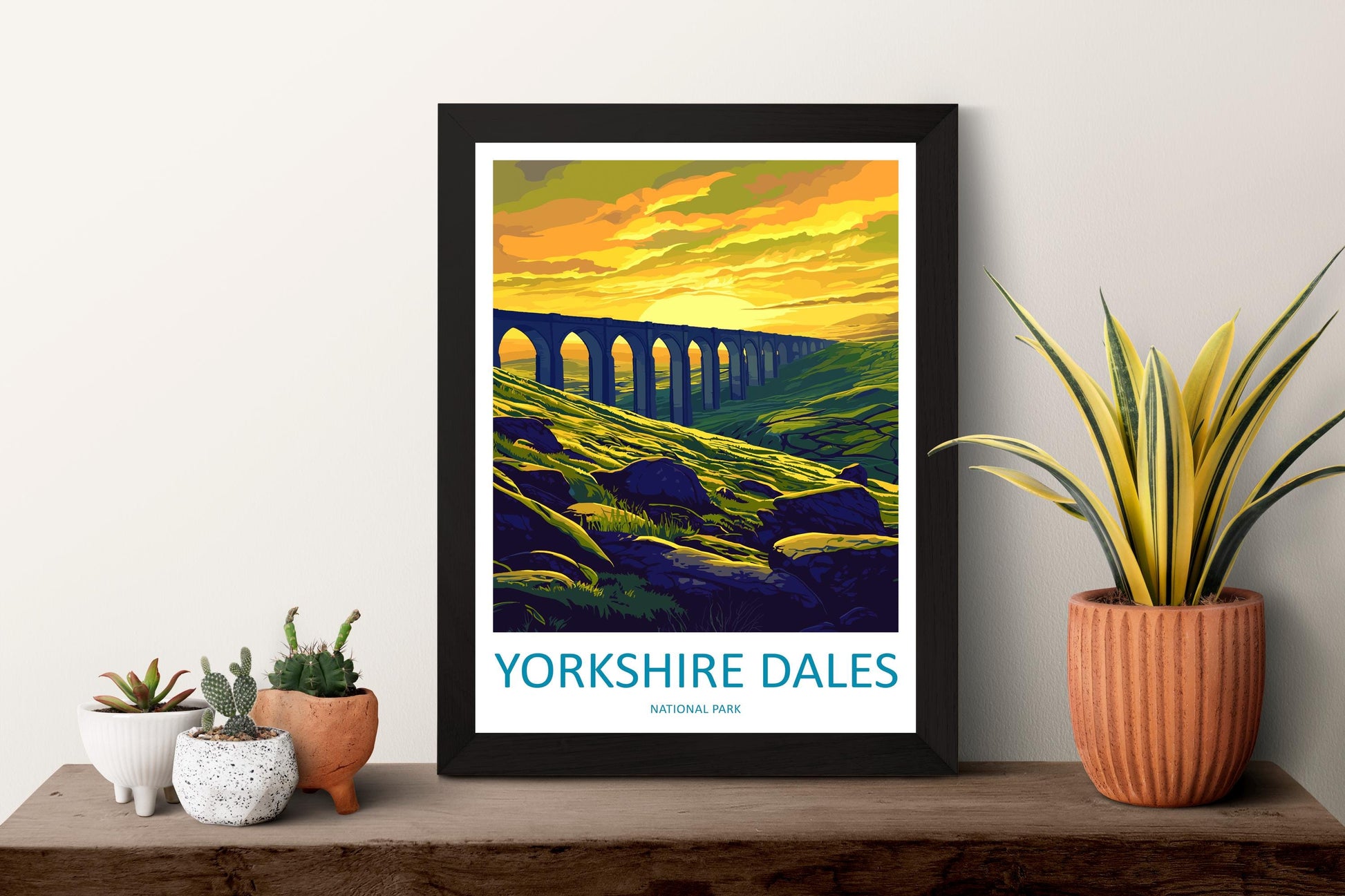 Yorkshire Dales Travel Print Wall Art Yorkshire Dales Wall Hanging Home Decor National Park Gift Yorkshire Dales Lovers National Park Wall