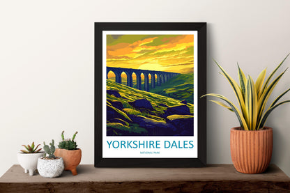 Yorkshire Dales Travel Print Wall Art Yorkshire Dales Wall Hanging Home Decor National Park Gift Yorkshire Dales Lovers National Park Wall