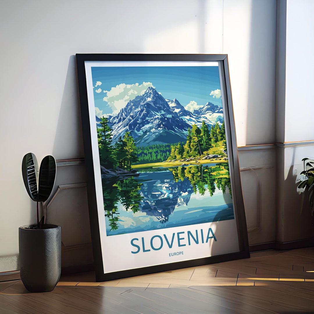Triglav Travel Print Triglav Home Décor Slovenia Art Print Triglav Wall Print For Triglav Gift Wall Hanging Triglav Artwork Décor Hanging