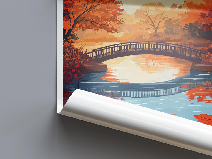 Starved Rock State Park Travel Print Starved Rock Wall Decor Illinois Starved Rock Art Starved Rock Wall Art Poster Gift Starved Rock Poster