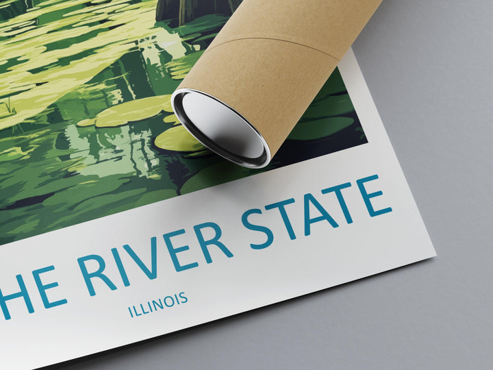 Cache River State Natural Area Travel Print Cache River Wall Decor Illinois Cache River Art Cache River Wall Art Poster Gift Nature Lovers