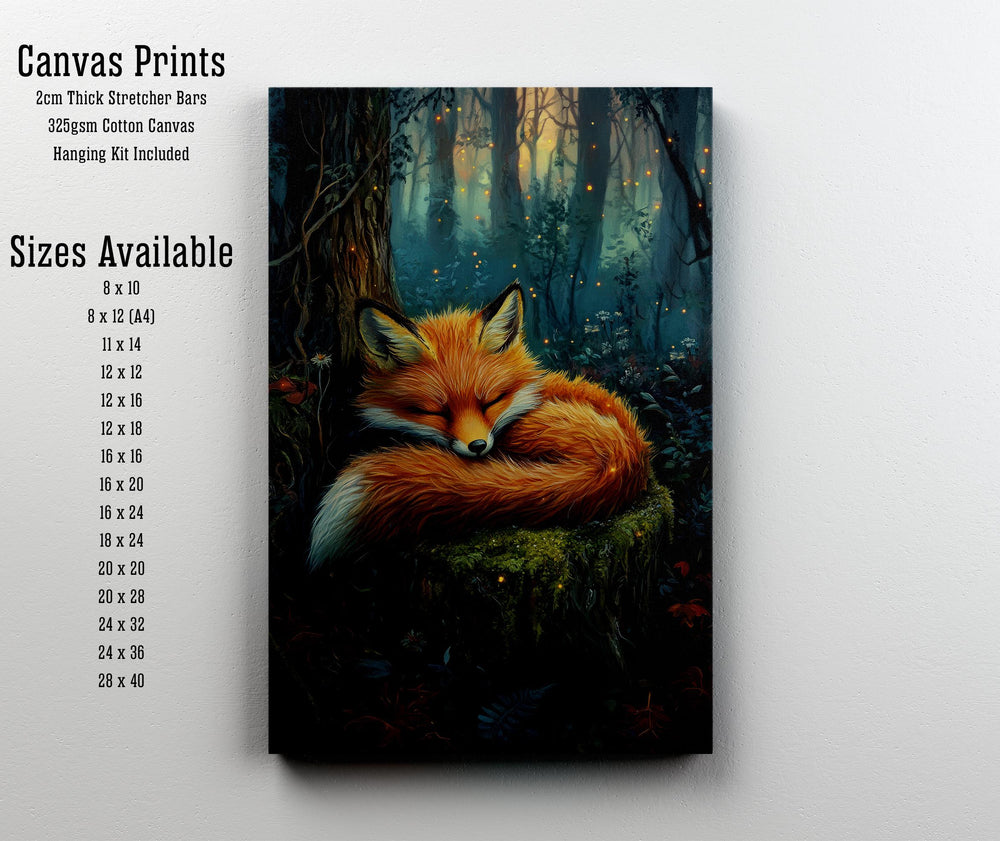Vintage Fox Print | Cottagecore Woodland Animal Art