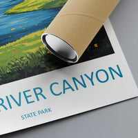 Apple River Canyon State Park Travel Print Apple River Wall Decor Illinois Apple River Art Apple River Wall Art Poster Gift Nature Lovers