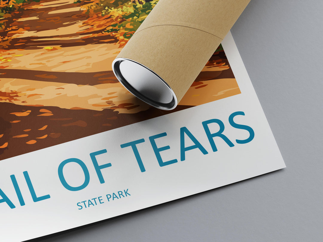 Trail of Tears State Park Travel Print Trail of Tears Wall Decor Missouri Trail of Tears Art Trail of Tears Wall Art Poster Gift for Nature