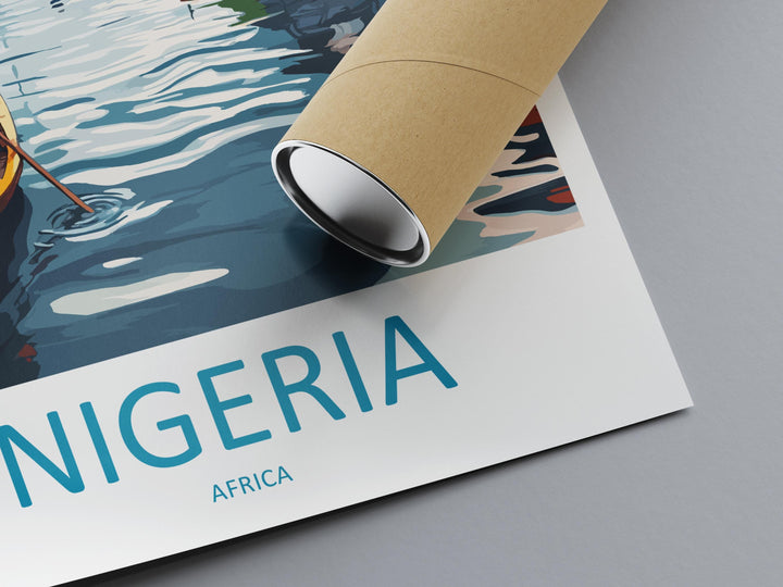 Nigeria Travel Print Nigeria Wall Decor Nigeria Art Nigeria Wall Art Africa Poster Gift for Cultural Nigeria Africa Poster Travel Print