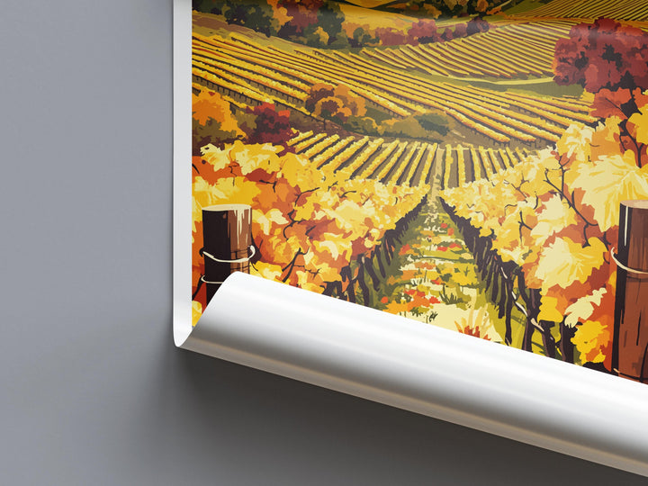 Southern Illinois Wine Trail Travel Print Southern Illinois Wall Decor Illinois Wine Trail Art Illinois Wall Art Poster Gift for Wine Lovers