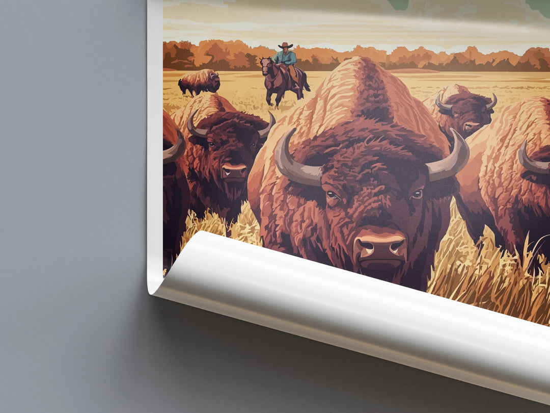 Midewin National Tallgrass Prairie Travel Print Midewin Wall Decor Illinois Midewin Art Midewin Wall Art Poster Gift Nature Prairie Lovers