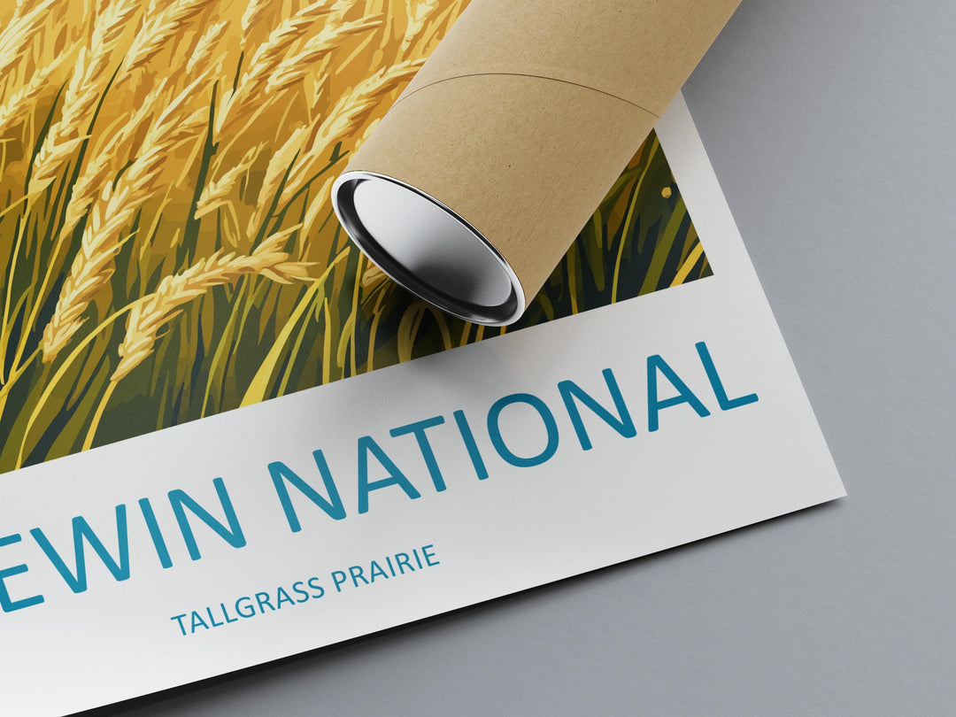 Midewin National Tallgrass Prairie Travel Print Midewin Wall Decor Illinois Midewin Art Midewin Wall Art Poster Gift Nature Prairie Lovers