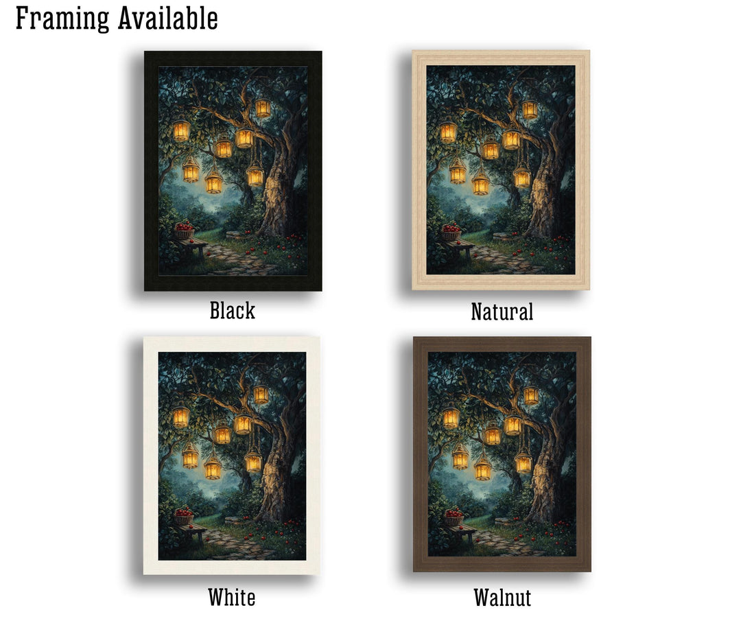 Vintage Forest Print | Dark Academia Antique Landscape Art